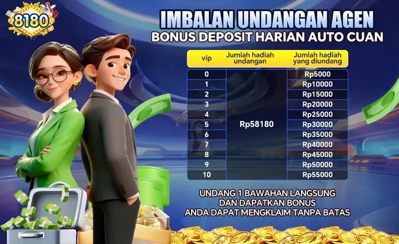 IMBALAN UNDANGAN AGEN - BONUS DEPOSIT HARIAN AUTO CUAN